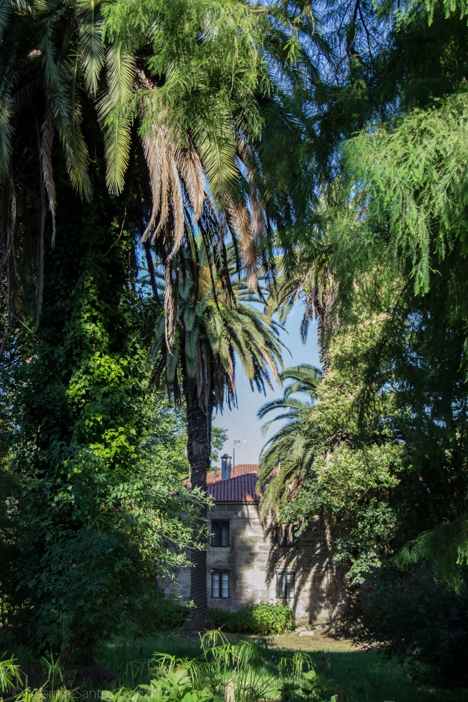Entre la playa de Compostela y la vía del tren que une Vilagarcía con Carril se encuentra una curiosa propiedad con uno de los jardines botánicos privados más importantes de Galicia.