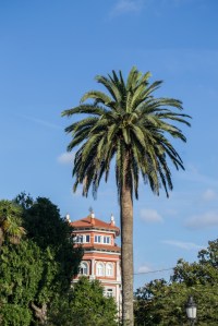 La efigie homenajea al escultor del siglo XVIII, que trabajó en la corte de Fernando VI. Fue promovida por el diputado Romero Ortiz e inaugurada junto con los jardines en 1876.
