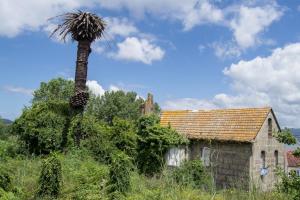 Próxima al Museo del Mar, en Alcabre, la vivienda se halla en un estado de franco abandono. Su origen se remonta a finales del siglo XIX o principios del XX, cuando el indiano Antonio Comesaña regresa soltero y con un pequeño capital a su lugar de nacimiento.